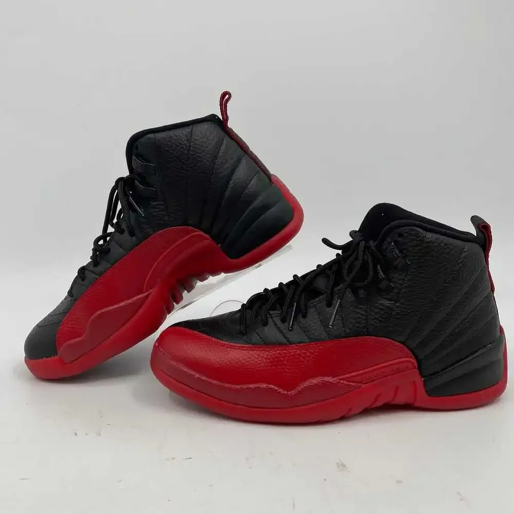Nike Black Red Air Jordan 12 Retro Sneakers | Men’s Size 7